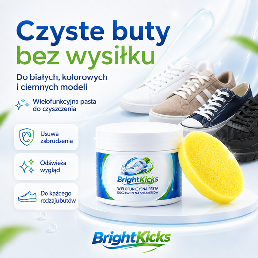 BrightKicks™ – czyszczenie i odświeżenie każdego rodzaju butów