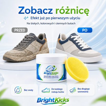 BrightKicks™ – czyszczenie i odświeżenie każdego rodzaju butów
