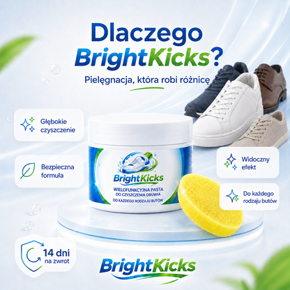 BrightKicks™ – czyszczenie i odświeżenie każdego rodzaju butów