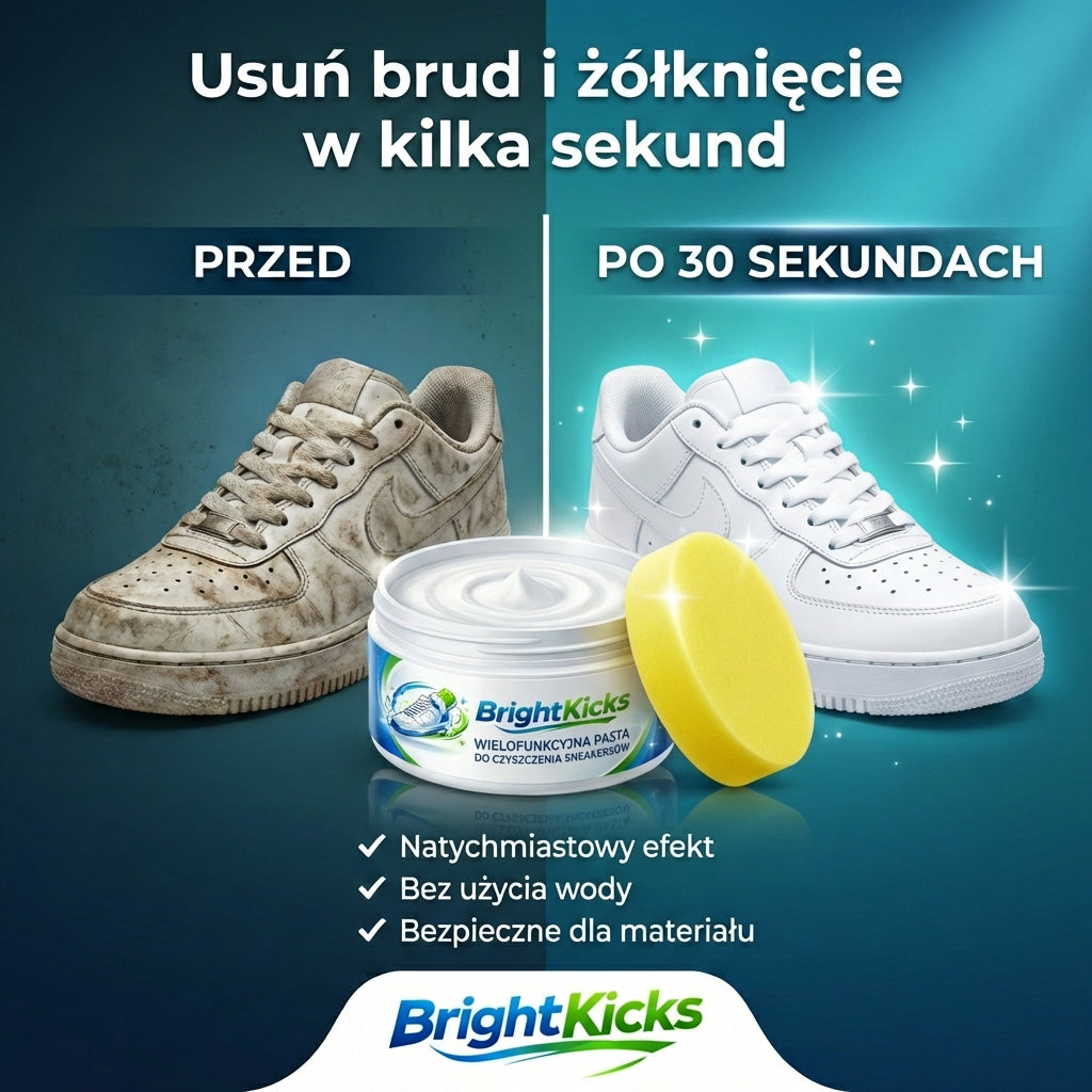 BrightKicks™ - Regeneracja i Biel dla Butów